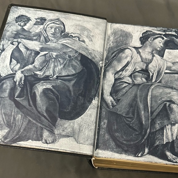 Holy Bible, Illustrated from the Works of Michelangelo, Rare vintage 1964 - Picture 3 of 6
